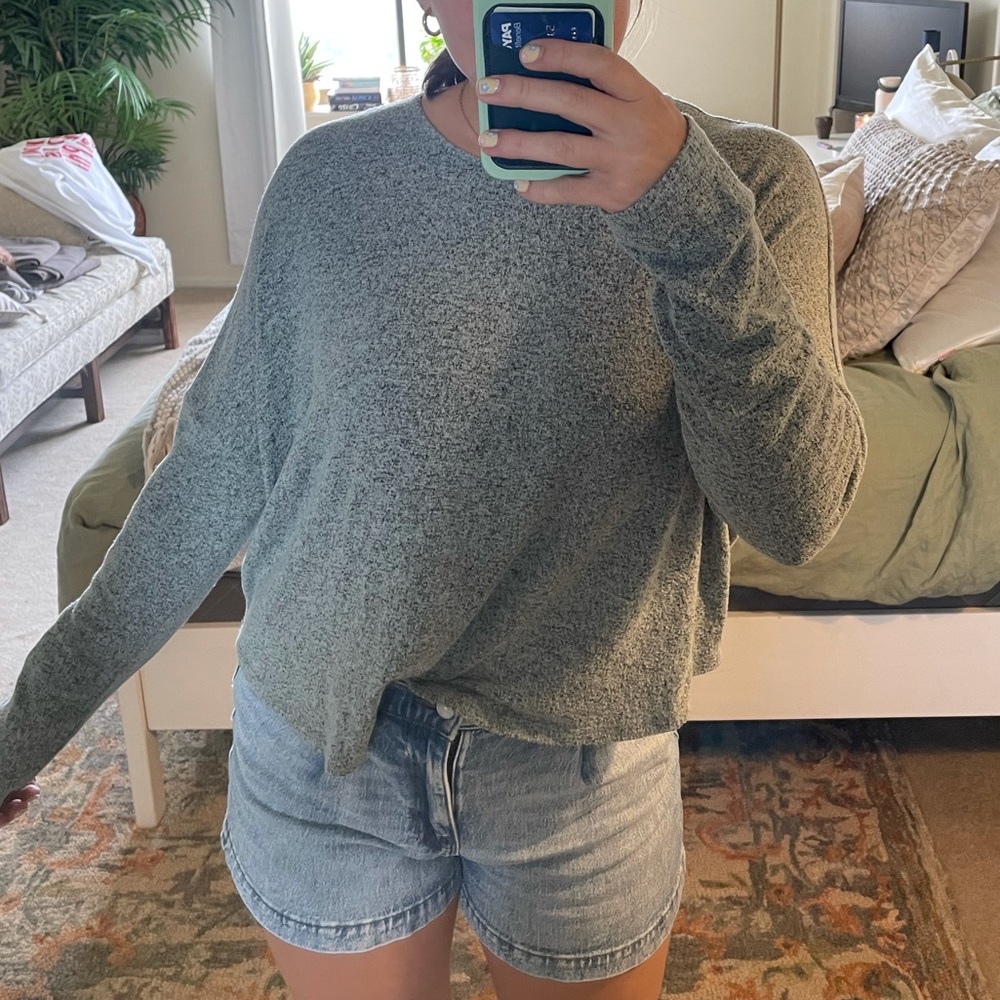 Teal sweater